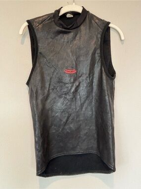 Patagonia Black Wetsuit Vest with Red Oval Logo